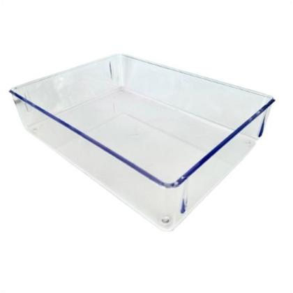 Imagem de 10 Organizadores Modular G Empilhável 23X17X5,5 Transparente