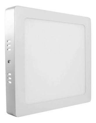 Imagem de 10 Painel Plafon Quadrado Sobrepor 12w Branco Neutro 4000k