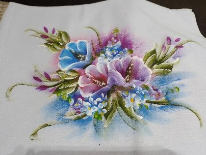 Imagem de 10 Panos De prato pintado a mão Coloridos
