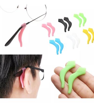 Imagem de 10 Par Stopper Silicone Óculos Bicicleta Esporte Corrida adulto infantil armação oculos bike beans cordinha corrente chilli plaqueta masculina feminin