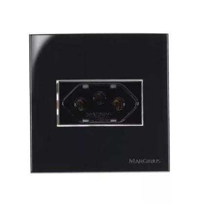 Imagem de 10 Pç Tomada P/moveis Margirius 2p T Preta 20a 250v Nbr14136