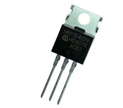 Imagem de 10 pçs transistor irf540 - irf 540n - mosfet npn 100v 33a - to220