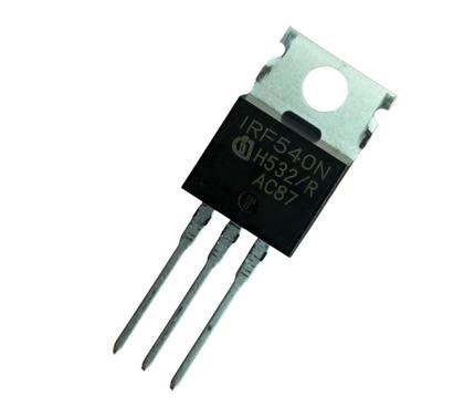 Imagem de 10 pçs transistor irf540 - irf 540n - mosfet npn 100v 33a - to220