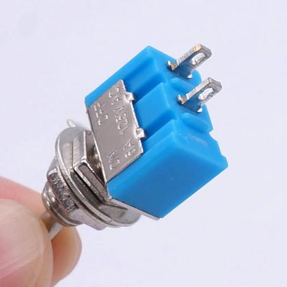 Imagem de 10 Peças De Interruptor Mini Toggle DPDT 2 Pinos 2 Posições ON/OFF 6A 125V
