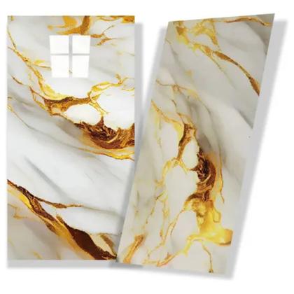 Imagem de 10 Placas Adesivas Piso Parede Mármore Diversos modelos Auto Colante 60x30cm