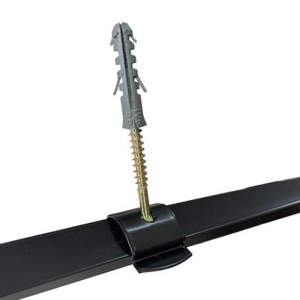 Imagem de  10 Presilhas 20mm Metal Para Trilho Suíço Simples Max Com Parafuso