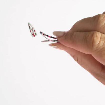 Imagem de 10 Presilhas De Cabelo Tic Tac pequeno 3cm Sortido Infantil