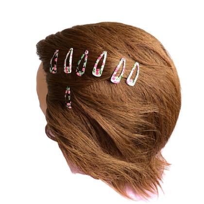 Imagem de 10 Presilhas De Cabelo Tic Tac pequeno 3cm Sortido Infantil