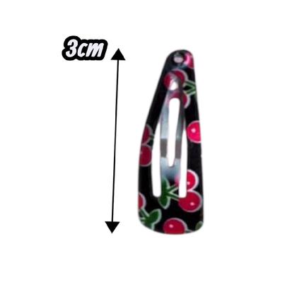 Imagem de 10 Presilhas De Cabelo Tic Tac pequeno 3cm Sortido Infantil