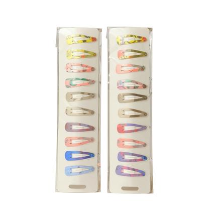 Imagem de 10 Presilhas De Cabelo Tic Tac pequeno 3cm Sortido Infantil