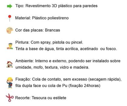 Imagem de 10 Revestimento 3D Transforme Suas Paredes Placas 50Cmx50Cm