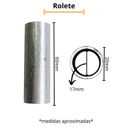 Imagem de 10 Roda Borracha Maciça 8 Polegada Rolamento Rolete Beltools