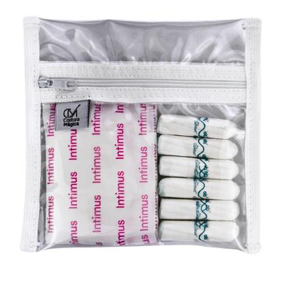 Imagem de 10 Saquinhos Organizadores Para Bolsa Absorvente, Fone, Carregador  Plástico Grosso  15x15