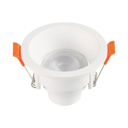 Imagem de 10 Spot Embutir Recuado Branco Redondo 6w Quente 3000K Luz Amarela Blumenau Iluminação