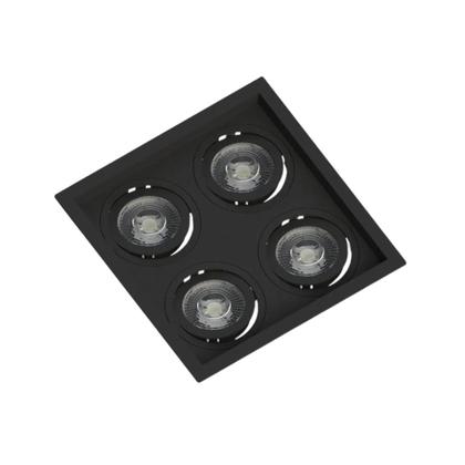 Imagem de 10 Spots Recuado Quádruplo E27 Par20 Save Energy