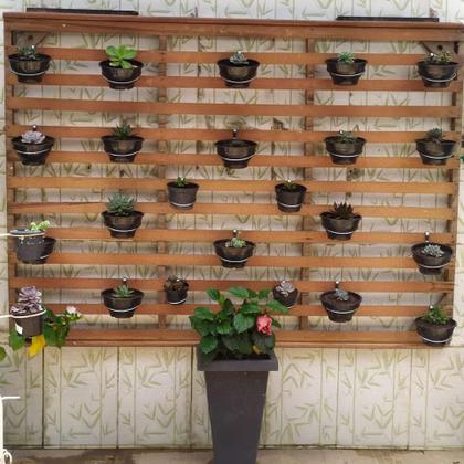 Imagem de 10 Suporte Argolas Anel Arco 15cm P/ Pallet Treliça Sem Vaso