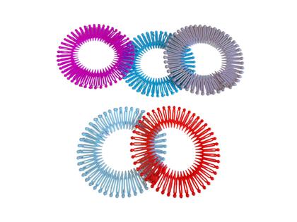 Imagem de 10 Tiaras Bell Coloridas para Crianças penteados cabelo 