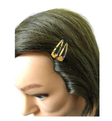 Imagem de 10 Tic Tac presilhas em miniatura coloridas estampadas 3cm