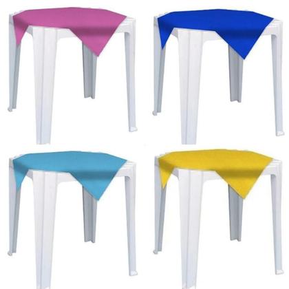 Imagem de 10 Toalha De TNT Para Mesa De Convidados Festa Descartável 70x70 cm