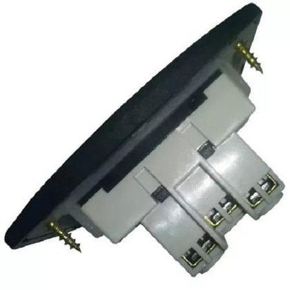 Imagem de 10 Tomada 3 Pinos 10a + 1 Interruptor Simples Ebony Sleek