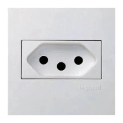 Imagem de 10 Tomadas C/ Placa 2p+t 20a 250v 4x2'' Branca Pialplus