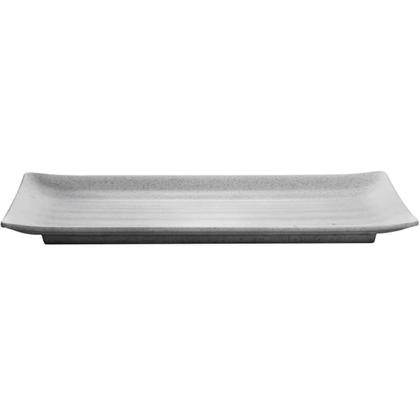 Imagem de 10 Travessas Melamina Servir Sashimi 29x14cm Restaurante Retangular Bandeja Lyor Granilite