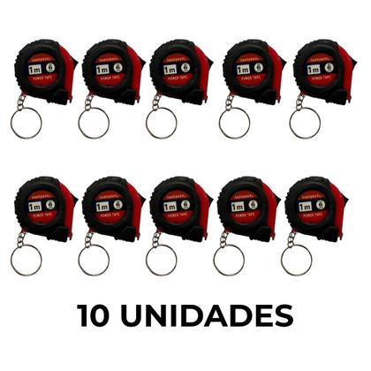 Imagem de 10 TRENAS CHAVEIRO AUTOMATICA C/TRAVA 1 Metro X 6 MM