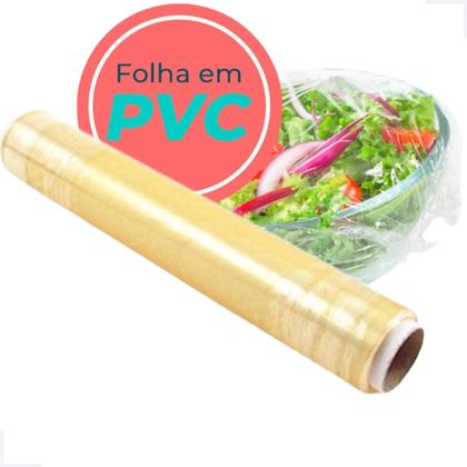 Imagem de 10 un plastico filme pvc esticavel 28x300 metros c/ serrilha