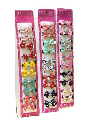 Imagem de 10 Un Presilha De Cabelo Tic Tac Laço Sortido Infantil