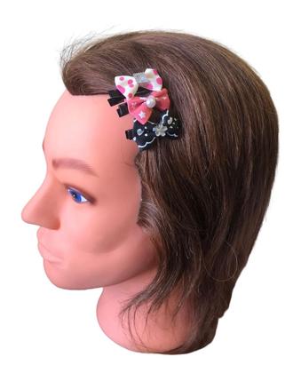 Imagem de 10 Un Presilha De Cabelo Tic Tac Laço Sortido Infantil