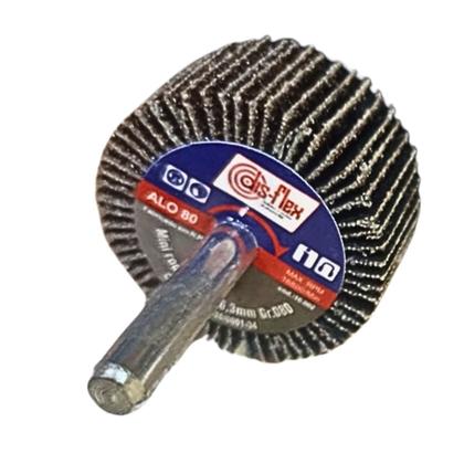 Imagem de 10 Un Roda Lixa Haste Micro Retifica 40 X 20mm Grão 80 DISFLEX