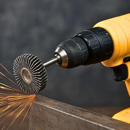 Imagem de 10 Un Roda Lixa Haste Micro Retifica 40 X 20mm Grão 80 DISFLEX