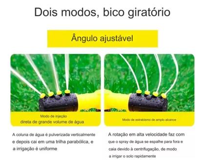 Imagem de 10 UND Esguicho Giratório Irrigador Jardim Regulador Pressão