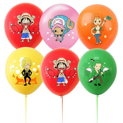10 Unidades Bexigas Balões de Látex Decorações One Piece (md01