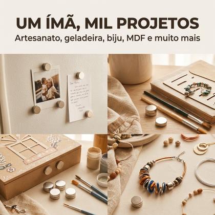 Imagem de 10 Unidades Ima Neodimeo 10mm N35 Extremamente Forte Resistente