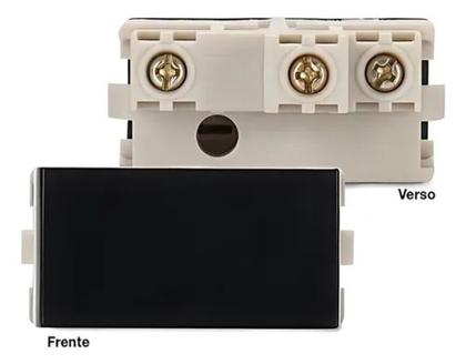 Imagem de 10 unidades Módulo Interruptor Paralelo Ebony Margirius 16812