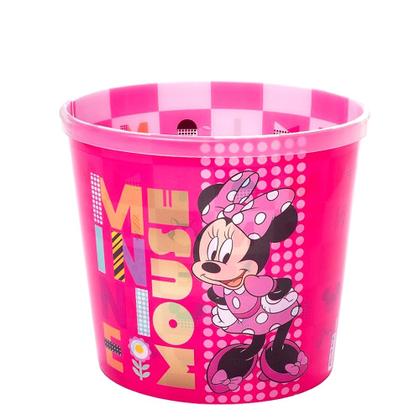 Imagem de 10 Vasilha Pipoca Balde Minnie Rosa Festa Infantil Atacado