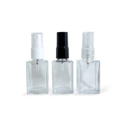Imagem de 10 Vidros 30ml Quadrado com Spray para Perfume/Home Spray