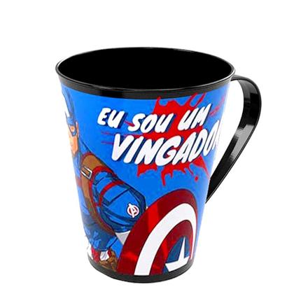 Imagem de 10 Xícaras Capitão América Copo Estampado Infantil Lembrancinha Sacolinha Surpresa