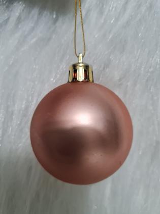 Imagem de 100 Bolas Arvore De Natal 5 cm Arabesco Linha Luxo Glamour