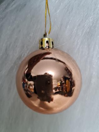 Imagem de 100 Bolas Arvore De Natal 5 cm Arabesco Linha Luxo Glamour