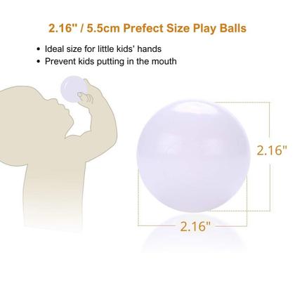Imagem de 100 bolas de plástico macio à prova de esmagamento Pit Balls Wonder Space