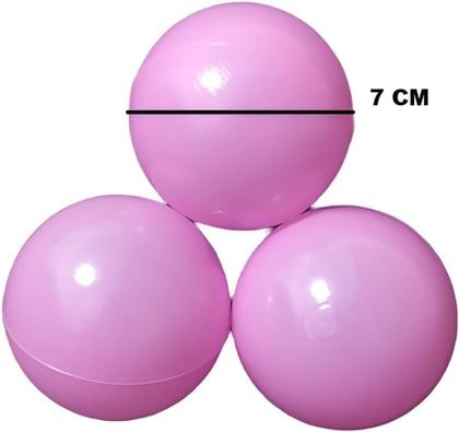 Imagem de 100 Bolinhas para Piscina  Rosa Pink Barbie Princesas - Não Amassa  BPA Free