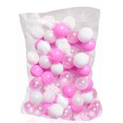 Imagem de 100 Bolinhas para Piscina  Rosa Pink Barbie Princesas - Não Amassa  BPA Free