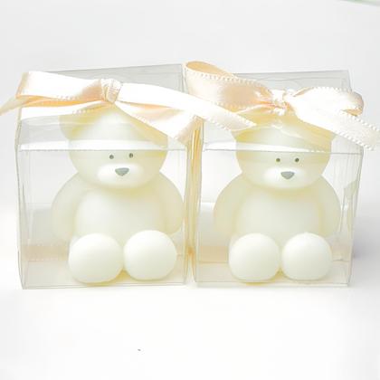 Imagem de 100 caixas de acetato transparente 4x4x4 para 1 ou 2 mini doce na espessura de 0,21mm