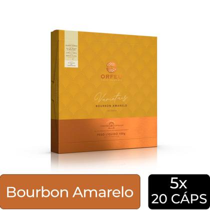 Imagem de 100 Cápsulas Café Orfeu Nespresso Bourbon Amarelo