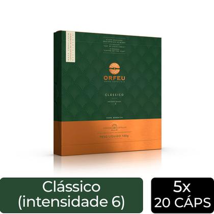 Imagem de 100 Cápsulas Café Orfeu Nespresso Clássico - Intensidade 6