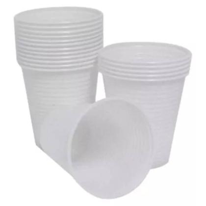 Imagem de 100 Copos Descartáveis Branco 180ml para Eventos e Dia a Dia
