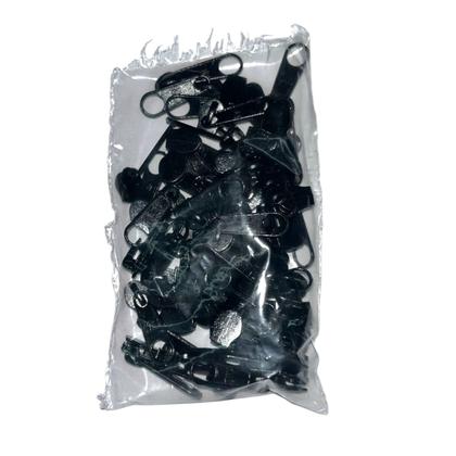 Imagem de 100 Cursor Numero 3 Preto Pra Ziper Nylon