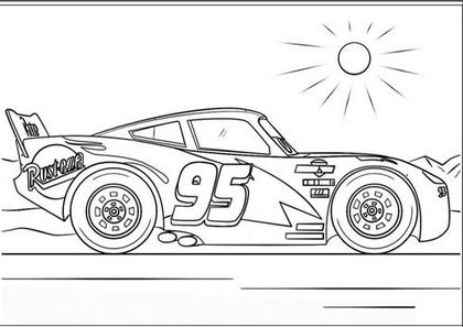 Imagem de 100 Desenhos Carros Mcqueen E Mate Para Colorir E Pintar 100 Folhas Avulsas A4! 1 Desenho Por Folha!